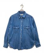 JOURNAL STANDARD relumeジャーナルスタンダード レリューム）の古着「9oz デニムワークシャツ」｜インディゴ