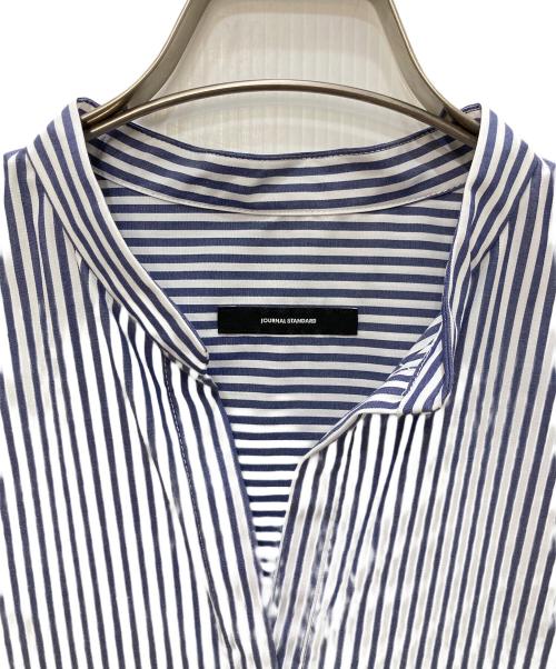 JOURNAL STANDARD（ジャーナルスタンダード）JOURNAL STANDARD (ジャーナルスタンダード) エステネージュスキッパーシャツ ブルー サイズ:FREEの古着・服飾アイテム