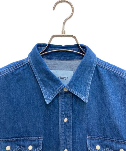 WTAPS（ダブルタップス）WTAPS (ダブルタップス) ALLMAN LS COTTON. DENIM インディゴ サイズ:X03の古着・服飾アイテム