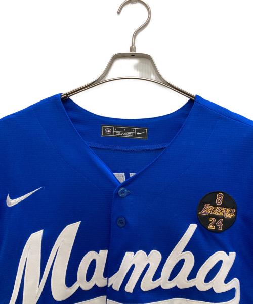 NIKE（ナイキ）NIKE (ナイキ) ベースボールシャツ ブルー サイズ:Lの古着・服飾アイテム