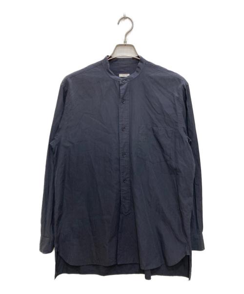 COMOLI（コモリ）COMOLI (コモリ) バンドカラーシャツ ブラック サイズ:2の古着・服飾アイテム