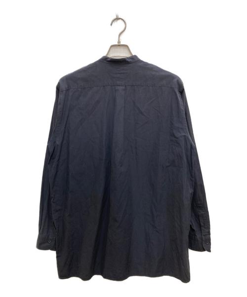 COMOLI（コモリ）COMOLI (コモリ) バンドカラーシャツ ブラック サイズ:2の古着・服飾アイテム