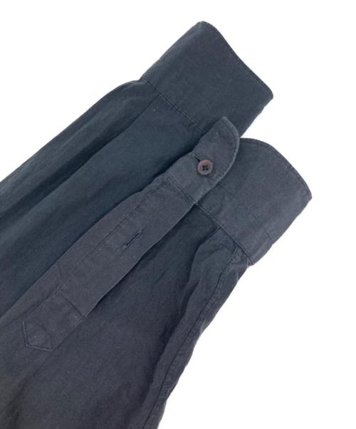 COMOLI（コモリ）COMOLI (コモリ) バンドカラーシャツ ブラック サイズ:2の古着・服飾アイテム