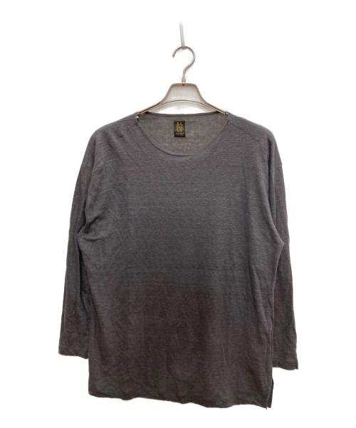 BATONER（バトナ―）BATONER (バトナ―) NORMANDY LINEN BASQUE SHIRT グレー サイズ:2の古着・服飾アイテム