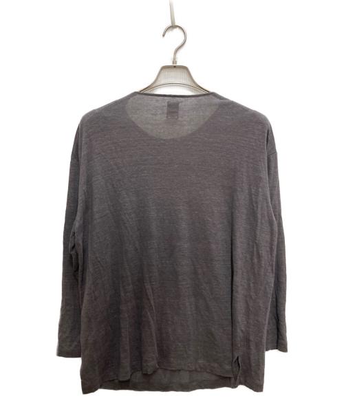 BATONER（バトナ―）BATONER (バトナ―) NORMANDY LINEN BASQUE SHIRT グレー サイズ:2の古着・服飾アイテム
