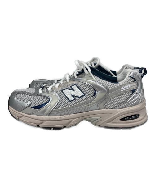 NEW BALANCE（ニューバランス）NEW BALANCE (ニューバランス) ローカットスニーカー シルバー サイズ:US8の古着・服飾アイテム