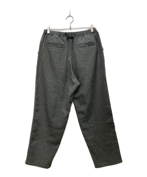 GRAMICCI（グラミチ）GRAMICCI (グラミチ) 2タックワイドテーパードパンツ グレー サイズ:Lの古着・服飾アイテム