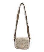 COACHコーチ）の古着「ホース アンド キャリッジ ショルダーバッグ」｜ベージュ