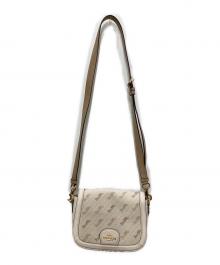 COACH（コーチ）の古着「ホース アンド キャリッジ ショルダーバッグ」｜ベージュ