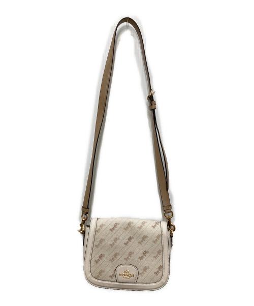 COACH（コーチ）COACH (コーチ) ホース アンド キャリッジ ショルダーバッグ ベージュの古着・服飾アイテム