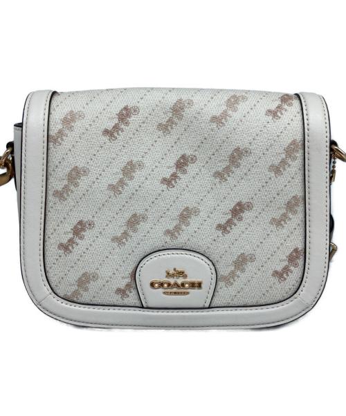 COACH（コーチ）COACH (コーチ) ホース アンド キャリッジ ショルダーバッグ ベージュの古着・服飾アイテム