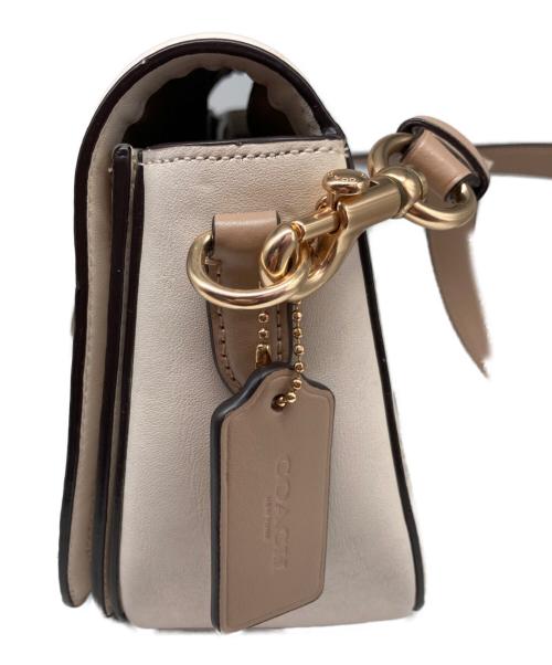 COACH（コーチ）COACH (コーチ) ホース アンド キャリッジ ショルダーバッグ ベージュの古着・服飾アイテム