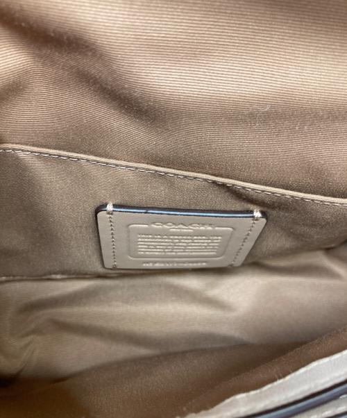 COACH（コーチ）COACH (コーチ) ホース アンド キャリッジ ショルダーバッグ ベージュの古着・服飾アイテム