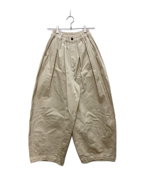 HARVESTY（ハーベスティー）HARVESTY (ハーベスティー) サーカスパンツ ベージュ サイズ:1の古着・服飾アイテム