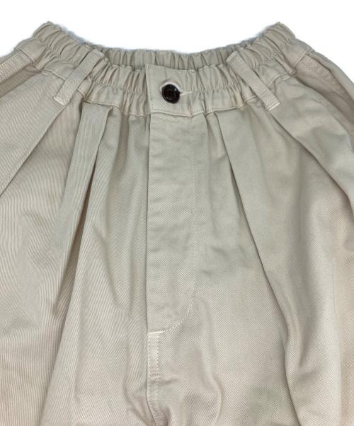 HARVESTY（ハーベスティー）HARVESTY (ハーベスティー) サーカスパンツ ベージュ サイズ:1の古着・服飾アイテム