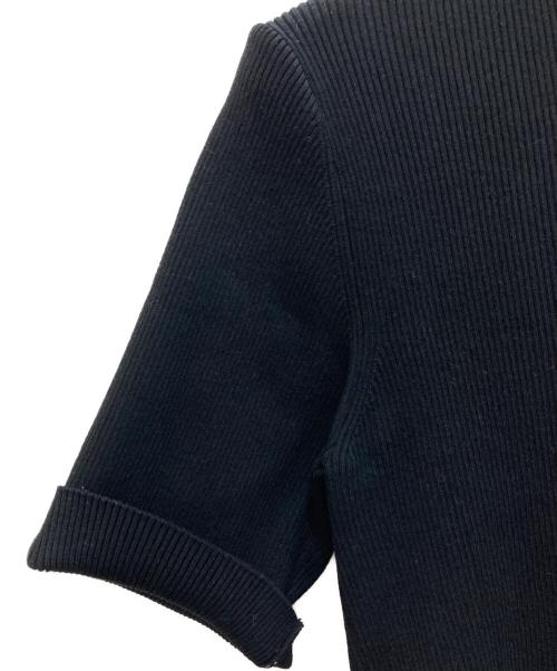 MUSE de Deuxieme Classe（ミューズ ドゥーズィエム クラス）MUSE de Deuxieme Classe (ミューズ ドゥーズィエム クラス) DINER B RIB クルーネックプルオーバー ブラック サイズ:Freeの古着・服飾アイテム