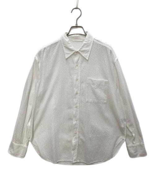 Spick and Span（スピック＆スパン）Spick and Span (スピック＆スパン) カットワークスモールドットルーズシャツ ホワイト サイズ:FREEの古着・服飾アイテム