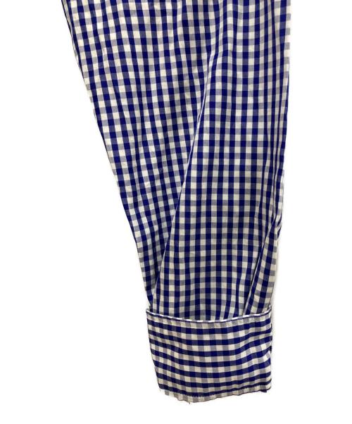 BEAMS PLUS（ビームスプラス）BEAMS PLUS (ビームスプラス) B.D. Gingham Check 100/2 Broad/BD ギンガムチェック 100/2 ブロード ブルー サイズ:Ｍの古着・服飾アイテム