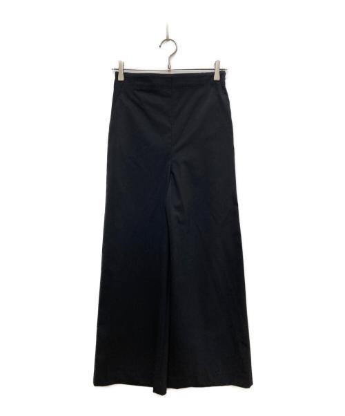 MACPHEE（マカフィー）MACPHEE (マカフィー) ポリエステルウールストレッチ フレアパンツ ブラック サイズ:34の古着・服飾アイテム