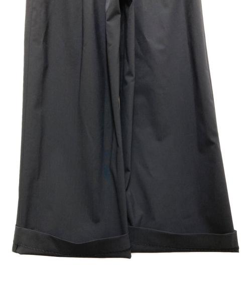 MACPHEE（マカフィー）MACPHEE (マカフィー) ポリエステルウールストレッチ フレアパンツ ブラック サイズ:34の古着・服飾アイテム