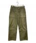 HYKE（ハイク）の古着「BACK SATIN BAKER PANTS」｜オリーブ