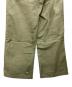 中古・古着 HYKE (ハイク) BACK SATIN BAKER PANTS オリーブ サイズ:XXL：9000円