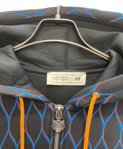 KENZO（ケンゾー）KENZO (ケンゾー) H&M (エイチアンドエム) ジップパーカー ブラック サイズ:Lの古着・服飾アイテム