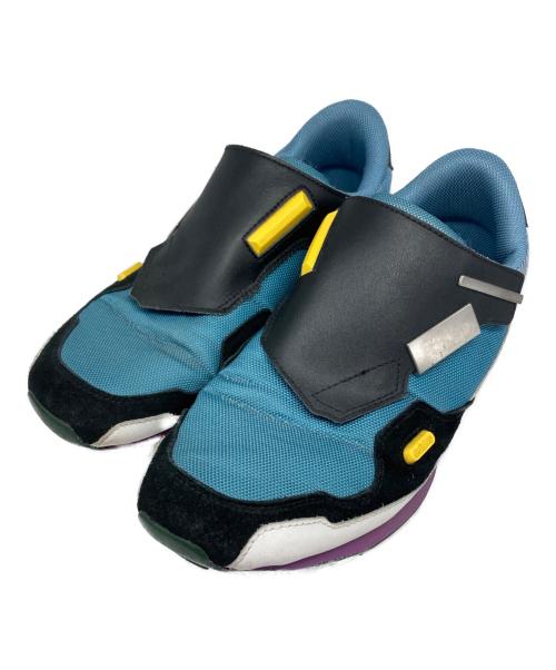 adidas（アディダス）adidas (アディダス) RAF SIMONS (ラフシモンズ) FORMULA 1 スニーカー ブラック×ブルー サイズ:27.5cmの古着・服飾アイテム