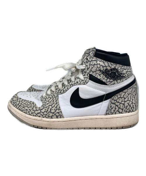 NIKE（ナイキ）NIKE (ナイキ) Air Jordan 1 High OG ホワイト×ブラック サイズ:27cmの古着・服飾アイテム