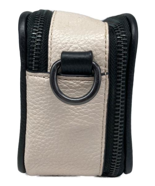 COACH（コーチ）COACH (コーチ) ワイアット クロスボディ バッグ ホワイト×ブラックの古着・服飾アイテム