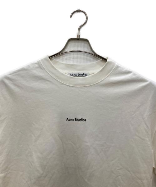 Acne studios（アクネ ストゥディオズ）Acne studios (アクネ ストゥディオズ) ロゴカットソー ホワイト サイズ:Ｓの古着・服飾アイテム