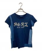POLO RALPH LAURENポロ・ラルフローレン）の古着「フレンチスリーブカットソー」｜インディゴ