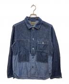 NIGEL CABOURNナイジェルケーボン）の古着「UTILITY SHIRT C/L DENIM」｜インディゴ