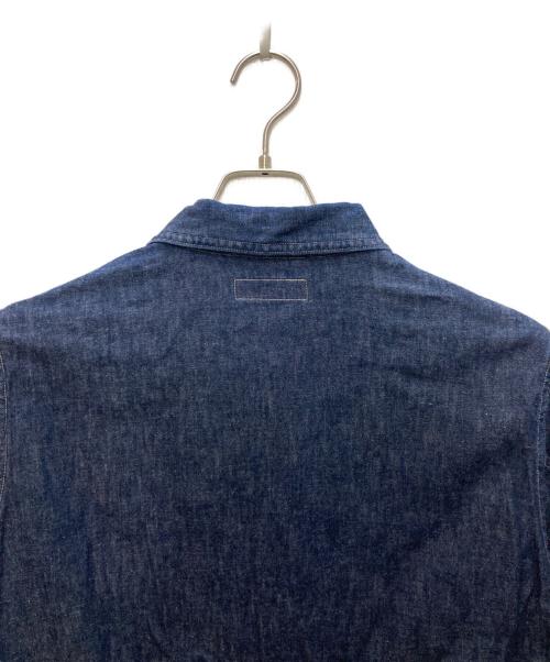 NIGEL CABOURN（ナイジェルケーボン）NIGEL CABOURN (ナイジェルケーボン) UTILITY SHIRT C/L DENIM インディゴ サイズ:46の古着・服飾アイテム