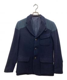NIGEL CABOURN×Harris Tweed（ナイジェルケーボン×ハリスツイード）の古着「MALLORY JACKET」｜ネイビー