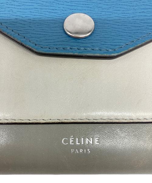 CELINE（セリーヌ）CELINE (セリーヌ) チェーンウォレットショルダーバッグ グレーの古着・服飾アイテム