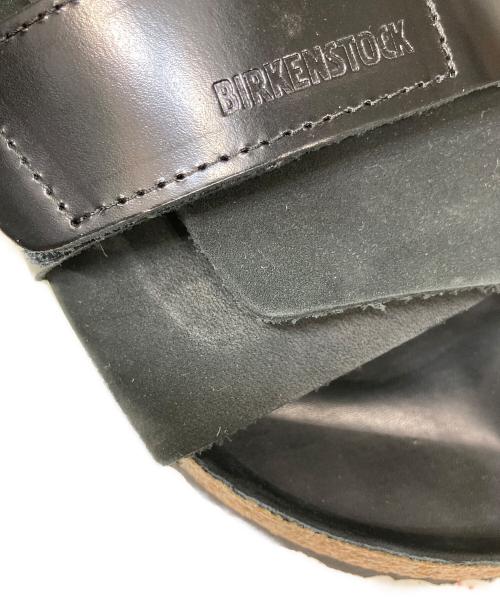 BIRKENSTOCK（ビルケンシュトック）BIRKENSTOCK (ビルケンシュトック) KYOTO HITH SHINE サンダル ブラック サイズ:24.5の古着・服飾アイテム