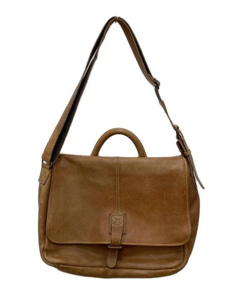 L.L.Bean（エルエルビーン）L.L.Bean (エルエルビーン) レザーショルダーバッグ ブラウンの古着・服飾アイテム