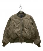 DAIWA PIER39ダイワ ピア39）の古着「TECH 2WAY MA-1 DOWN JACKET」｜カーキ