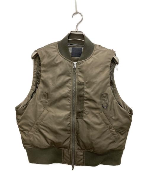 DAIWA PIER39（ダイワ ピア39）DAIWA PIER39 (ダイワ ピア39) TECH 2WAY MA-1 DOWN JACKET カーキ サイズ:Mの古着・服飾アイテム