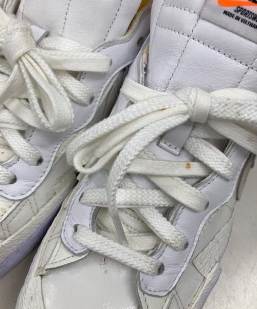 NIKE（ナイキ）NIKE (ナイキ) sacai (サカイ) Blazer Low ホワイト サイズ:SIZE US9.5の古着・服飾アイテム