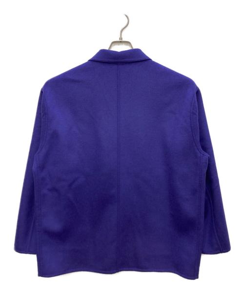 BEAUTY&YOUTH UNITED ARROWS（ビューティーアンドユースユナイテッドアローズ）BEAUTY&YOUTH UNITED ARROWS (ビューティーアンドユースユナイテッドアローズ) ショートビーバーフィニッシュ リバーメルトン カバーオール　ジャケット パープル サイズ:- 未使用品の古着・服飾アイテム