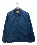 ATONエイトン）の古着「NATURAL DYE NYLON コーチジャケット」｜ネイビー