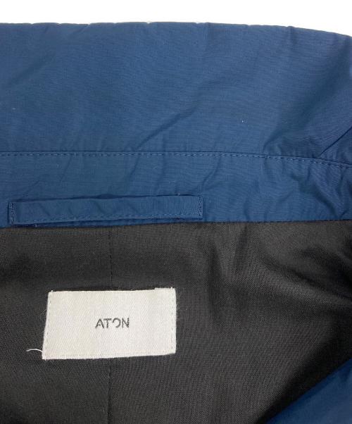 ATON（エイトン）ATON (エイトン) NATURAL DYE NYLON コーチジャケット ネイビー サイズ:4の古着・服飾アイテム