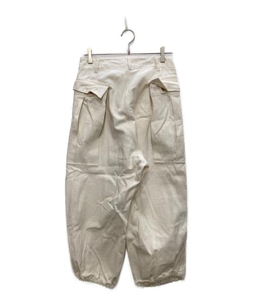 HERILL（ヘリル）HERILL (ヘリル) HL Denim Cargo Pants ホワイト サイズ:1の古着・服飾アイテム