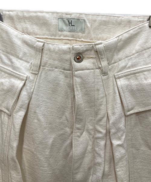 HERILL（ヘリル）HERILL (ヘリル) HL Denim Cargo Pants ホワイト サイズ:1の古着・服飾アイテム
