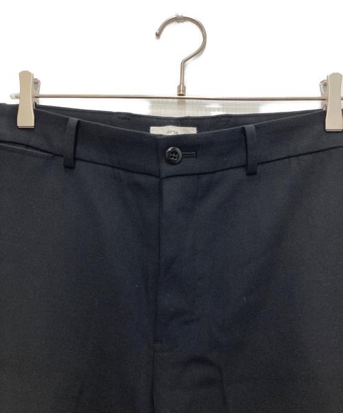ATON（エイトン）ATON (エイトン) BACK SATIN STANDARD PANTS ブラック サイズ:2の古着・服飾アイテム