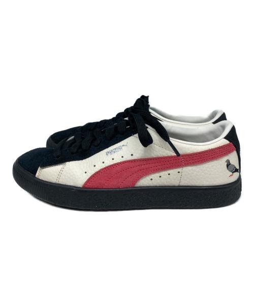 PUMA（プーマ）PUMA (プーマ) SUEDE VTG STAPLE ATMOS スニーカー ホワイト×ブラック サイズ:24.5の古着・服飾アイテム