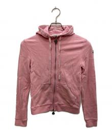 MONCLER（モンクレール）の古着「MAGLIA CARDIGAN ジップパーカー」｜ピンク