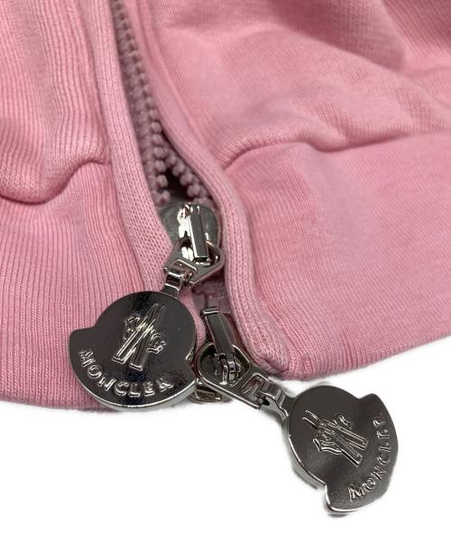 MONCLER（モンクレール）MONCLER (モンクレール) MAGLIA CARDIGAN ジップパーカー ピンク サイズ:ＸＳの古着・服飾アイテム